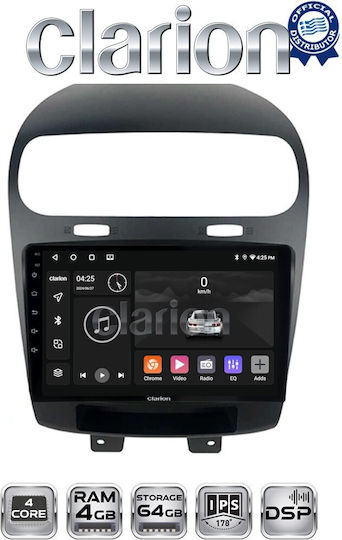 Clarion Auto-Audiosystem für Fiat Freemont 2008 (Bluetooth/USB/WiFi/GPS/Apple-Carplay/Android-Auto)