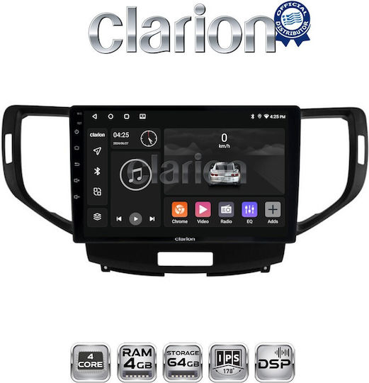 Clarion Ηχοσύστημα Αυτοκινήτου για Honda Accord 2008 > 2013 (Bluetooth/USB/WiFi/GPS/Apple-Carplay/Android-Auto)