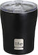 Ecolife Glass Thermos Bottle Stainless Steel / Aluminum BPA Free 300ml Black