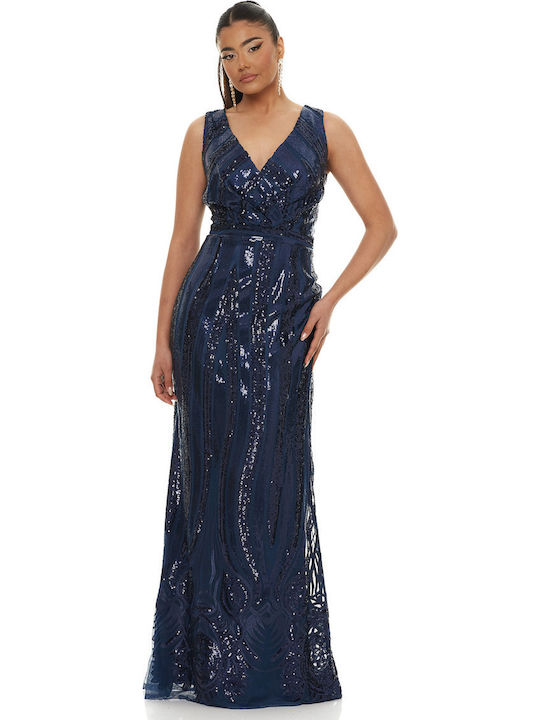 RichgirlBoudoir Maxi Evening Dress Blue
