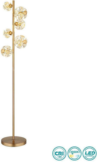 Globo Lighting Подова Лампа В155xД28.5см. Златист
