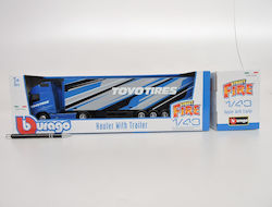 Bburago Φορτηγό Hauler with Trailer Car Volvo FH16 Toyo Edition Blue για 3+ Ετών Bburago Φορτηγό Hauler with Trailer Car Volvo FH16 Toyo Edition Blue για 3+ Ετών