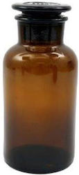 Sticlă de sticlă maro 500ml/8x17cm