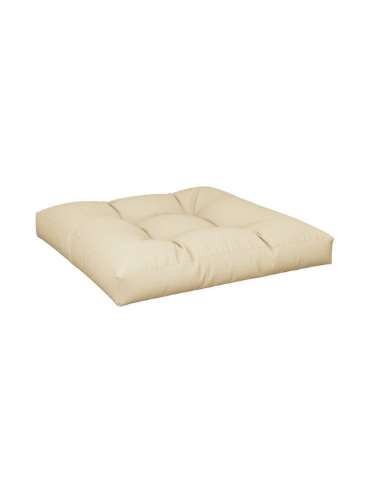 vidaXL Gartenstuhlkissen Paletten Beige 70x70cm