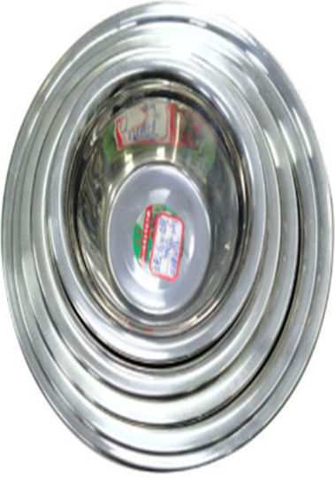 Salatschüssel Inox Silber 1Stück