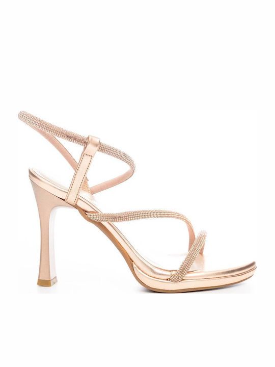 Ragazza Leather Sandals Gold