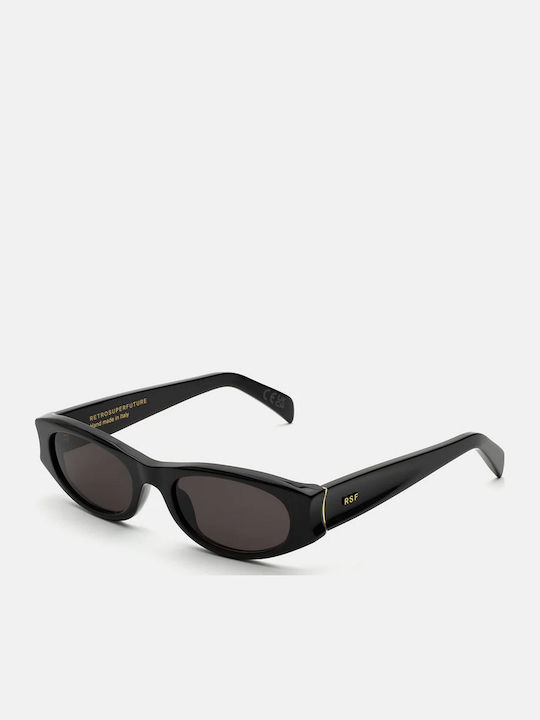 Retrosuperfuture Sunglasses Μαύρα with Acetate Frame & Black Lens