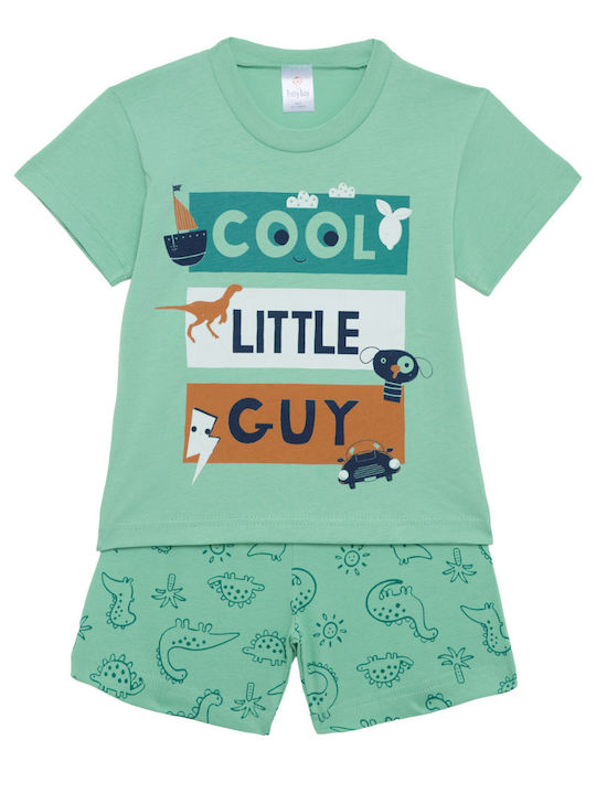 Pretty Baby Kids' Pajamas Summer Light Green