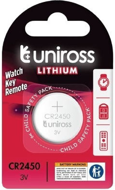 Uniross Lithium-button Cell Cr2450 Battery 1pc