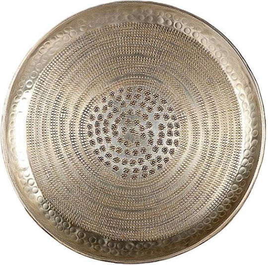 Atmosphera Metallic Decorative Platter Silver 30x30cm