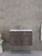 Έπιπλο Royal Madrid 80 Grey 81x46x50cm Βάση Νιπτήρας
