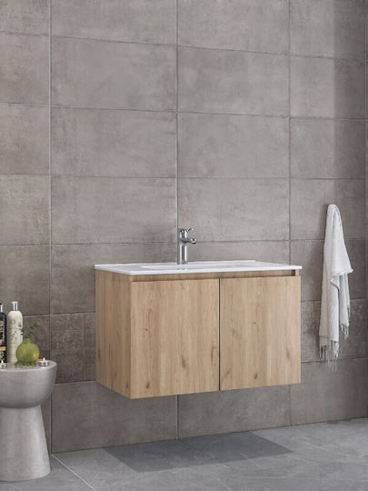 Unitate de Vanity Royal Madrid 80 Nuc 81x46x50cm cu Lavoar