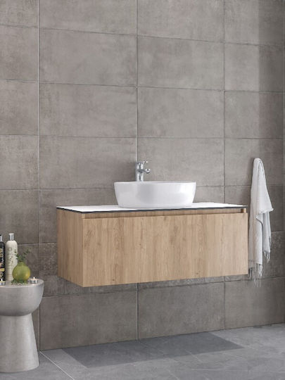 Royal Sevilla 100 Walnut 101x46x35cm Countertop Sink Unit Basin