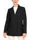 Only Women's Double Breasted Blazer Black