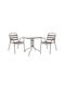 Dining Set for Small Outdoor Spaces Watson-sussie 3 Pieces Brown