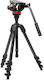 Manfrotto 502ah Video Head & Mt055xpro3 Carbon Tripod Kit