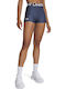 Running Women's Leggings-Shorts Firming Navy Blue
