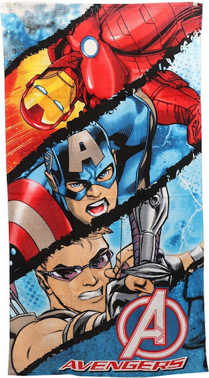 Marvel Avengers Παιδική Πετσέτα Θαλάσσης 70x140εκ Qe4209 A Μπλε