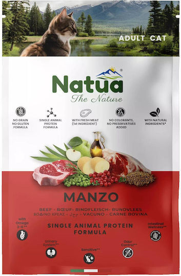 Natua Hrană Uscată pentru Pisici Adulte cu Vițel 1.5kg