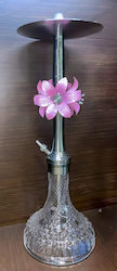 Floral Ναργιλές Μονός Pink 65cm