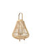 Kaemingk Φαναράκι Bamboo Επιτραπέζιο Μπεζ 33x33x33εκ.