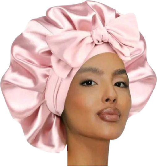 Women's Soft Fabric Sleep Hair Turban Pink