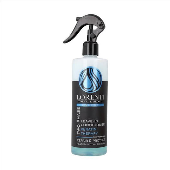 Lorenti Two Phase Keratin Therapy Balsam Leave In Reconstrucție/Nutriție pentru Creț Păr 400ml