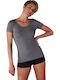 Women's Short Sleeve T-Shirt Charcoal Grey