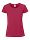 Fruit of the Loom Unisex Short Sleeve Promotional T-Shirt Cranberry