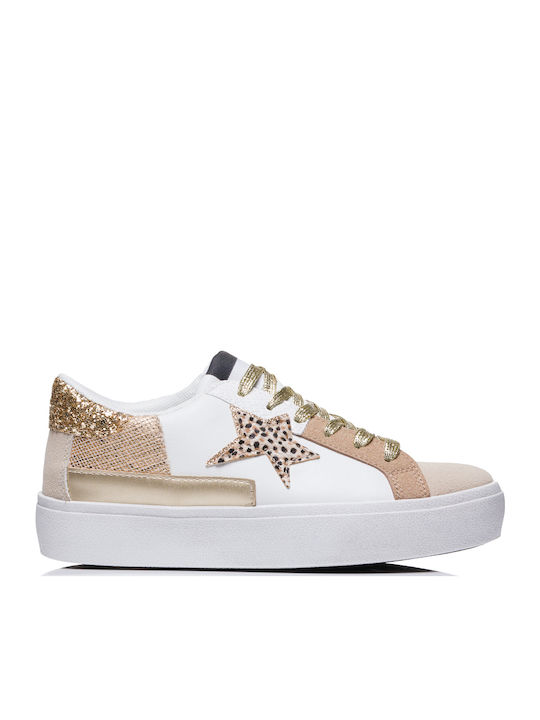 Fashion & Bella Sneakers Μπεζ
