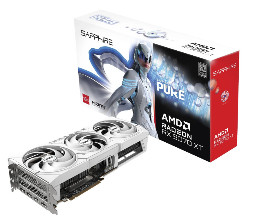 Sapphire Radeon RX 9070 XT 16GB GDDR6 Pure Κάρτα Γραφικών