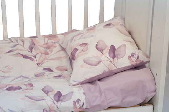 Nona Bebe Lilac Baby Sheets Set 110x160cm
