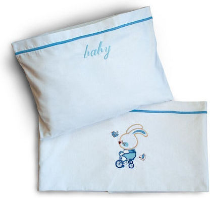SB Home Set Lenjeri De Patut Bebe Bike Albastru 120x160cm