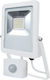 Gbc On Nightguard 30W Proiector LED Exterior Pir 30W Alb