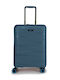 Bg Berlin Cabin Hard Oxford Blue Suitcase With 4 Wheels Height 56cm