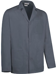 Valento Unisex Gray Medical Dressing Gown