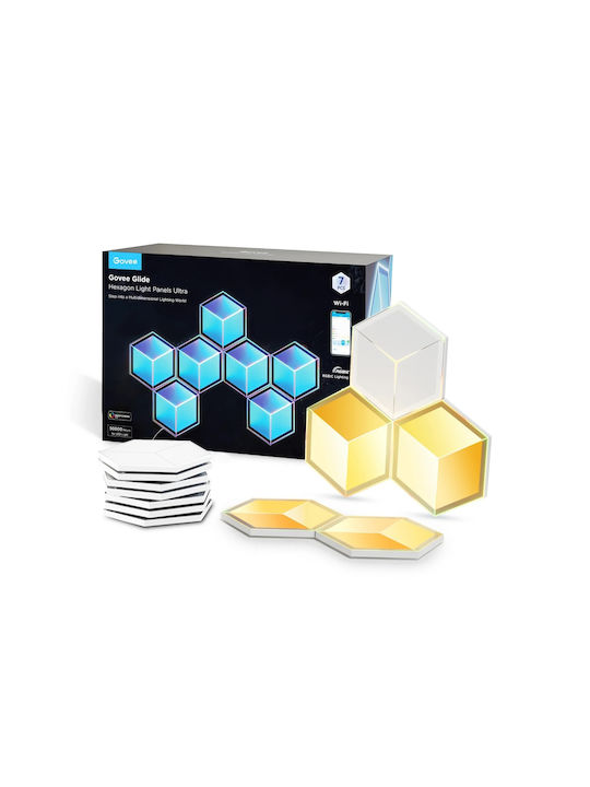 Govee Gaming Wall Glide Hexa Ultra Light Panels 7pcs Eu H606a