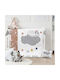 Beauty Home Kitty 5189 Baby Sheets Set Crib Cotton White 120x160cm 3pcs