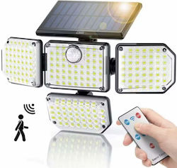 Siks Außen-Solarleuchte Solarpanel 185 Leistungsstarke LEDs Gartenweg Hauseingang Verstellbare Lampe in 4 Punkten Neutrales Licht Fernbedienung Licht Bewegungssensoren IP65 Wasserdicht Jh2728 Schwarz Siks Außen-Solarleuchte Solarpanel 185 Leistungsstarke LEDs Gartenweg Hauseingang Verstellbare Lampe in 4 Punkten Neutrales Licht Fernbedienung Licht Bewegungssensoren IP65 Wasserdicht Jh2728 Schwarz
