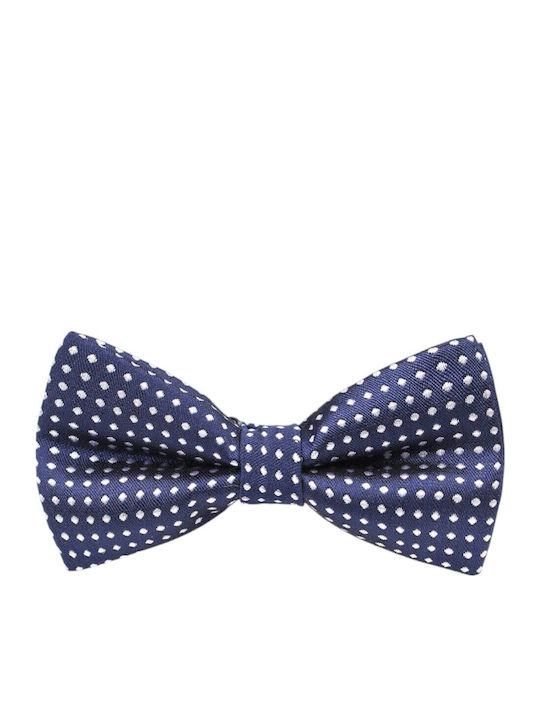 Formelle Moderne Polka-Dot-Fliege mit Intelligenter Verstellbarer Schnalle – Dunkelblau