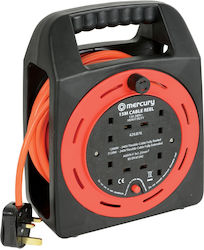 Mercury 4-gang Extension Reel 15.0m 429.876uk Mercury 4-gang Extension Reel 15.0m 429.876uk