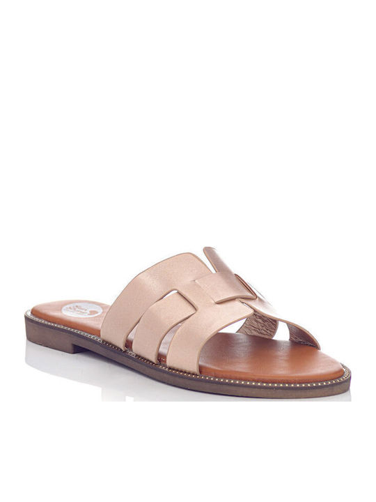 Sunshine 2571 Γυναικεία Ανατομικά Σανδάλια Χρυσά