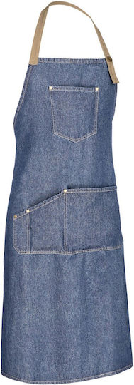 Valento Waiter Apron Coriander Blue