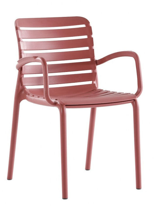 Gartenstühle Polypropylen Parma Marsala 56x56x82cm