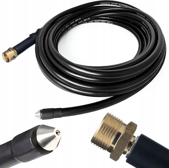 25m Drain Cleaning Hose External M22 Thread