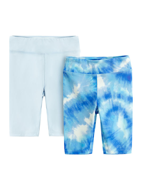 Set Colanți Copii Lungi Albastru deschis