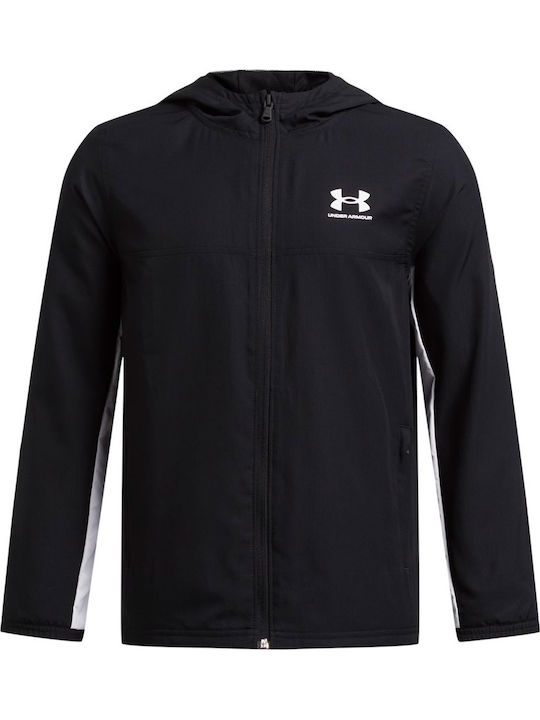 Under Armour Παιδική Ζακέτα Rival Μαύρη