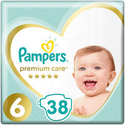 Pampers Premium Care No. 6 για 13-18kg 38τμχ Pampers Premium Care No. 6 για 13-18kg 38τμχ