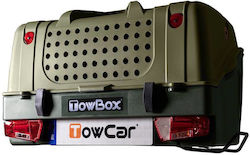 TowBox Μπαγκαζιέρα Κοτσαδόρου Αυτοκινήτου με Μονό Άνοιγμα Χωρητικότητας 280lt Μαύρη TowBox Μπαγκαζιέρα Κοτσαδόρου Αυτοκινήτου με Μονό Άνοιγμα Χωρητικότητας 280lt Μαύρη