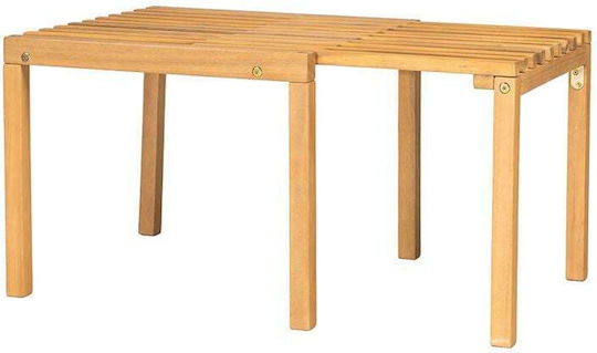 Auxiliary Extendable Table 50x50x40x30 Natural